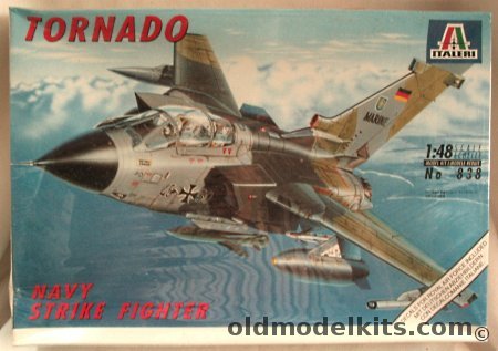 Italeri 1/48 Panavia Tornado IDS Navy Strike Fighter - Luftwaffe Marineflieger Geschwader 2 Eggbeck 1992 / RAF Tabuk Saudi Arabia 1991 / Italian Air Force 155/6 Stormo 1993, 838 plastic model kit